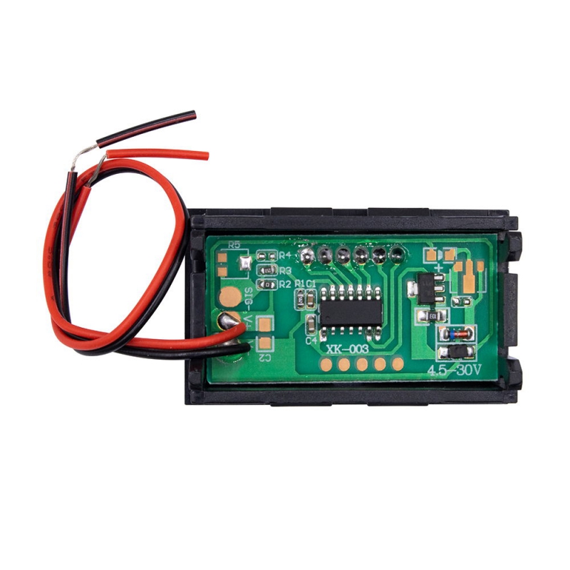 ماژول ولتمتر سایز 0.56 اینچ 2 سیمه روپنلی قرمز DC4.5-30V