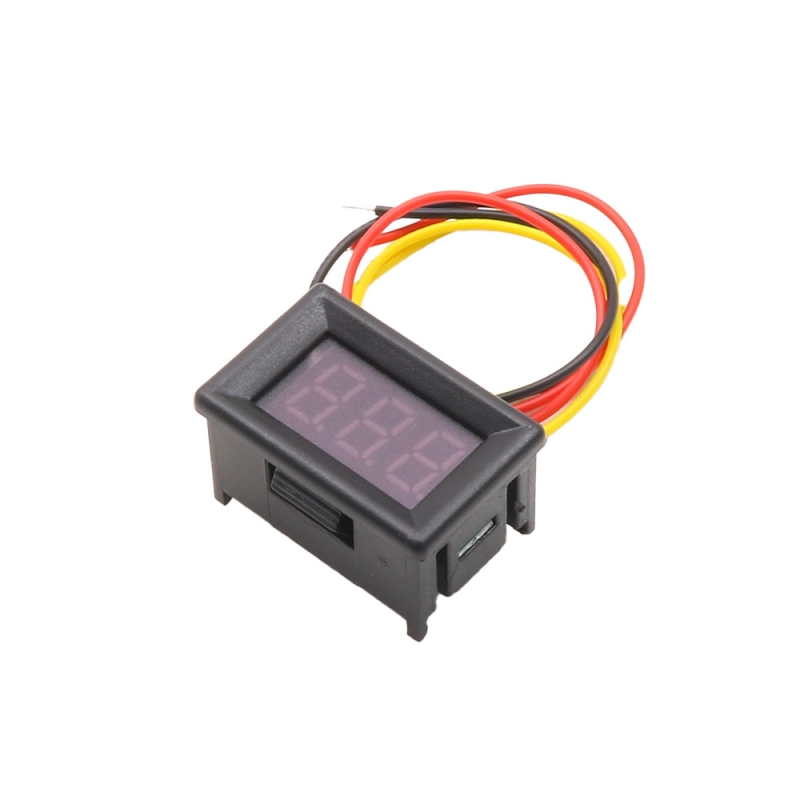 ماژول ولتمتر 0v-100v سایز 0.36 اینچ 3 سیمه روپنلی قرمز