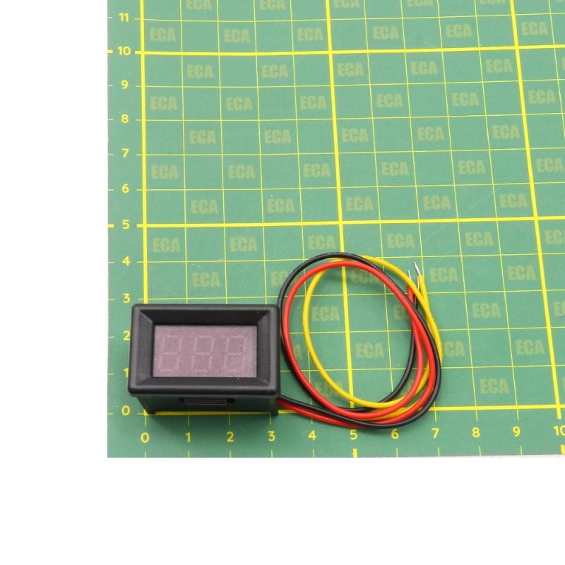 ماژول ولتمتر 0v-100v سایز 0.36 اینچ 3 سیمه روپنلی قرمز