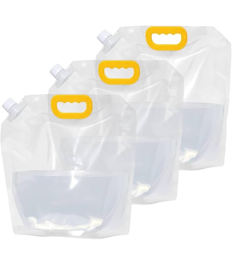 گالن آب تاشو پلاستیکی 1 لیتری