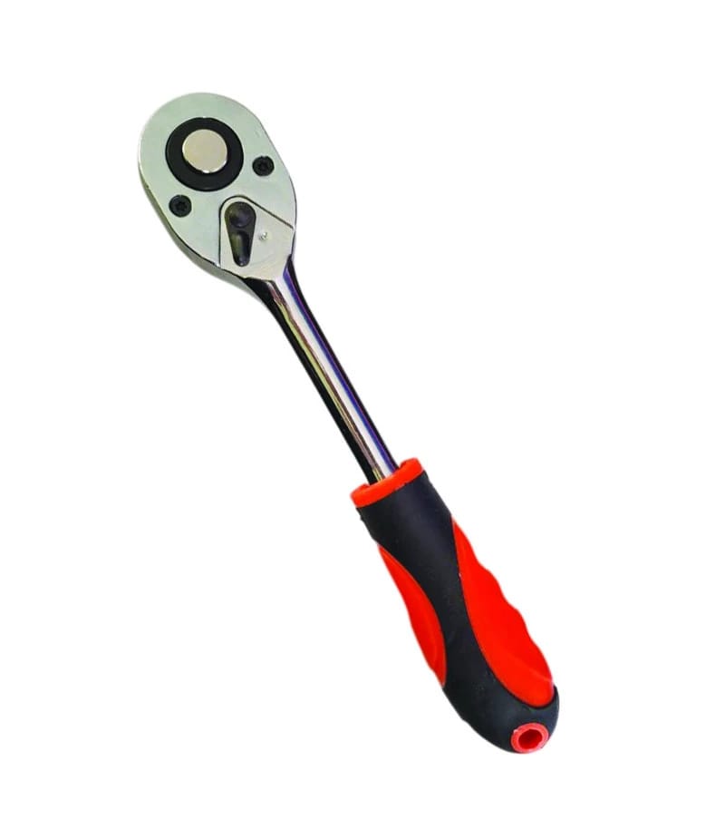 دسته بکس جغجغه ای درایو 1/2 ضامندار دسته TPR دیانکو مدل DBS12 | نقره ای یا مشکی