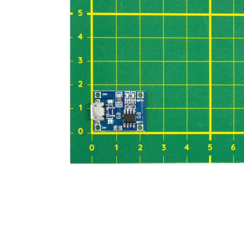 ماژول شارژر باتری لیتیومی 1 آمپر TP4056 با ورودی Micro USB