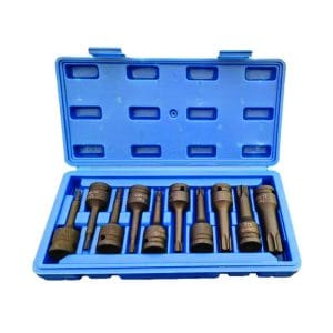 ست 10 عددی آلن بکسی ستاره ای T درایو 1/2 فشارقوی بلکام BELKOM مدل TX10