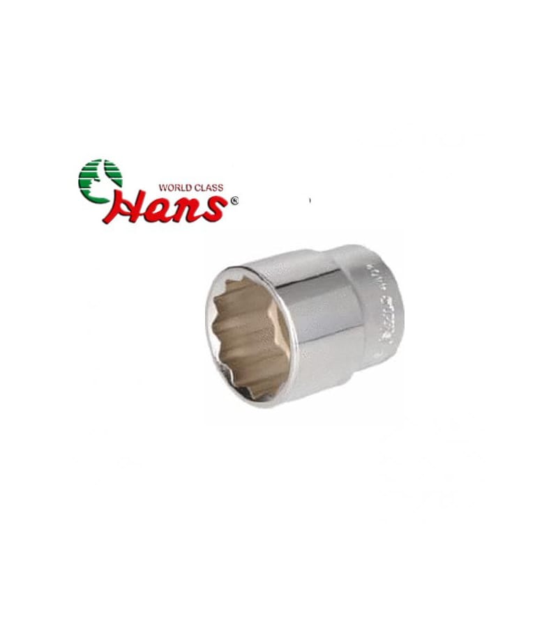 بکس کوتاه سایز 11 درایو 1/2 ( 12پر / هزارخار ) هنس مدل 4402