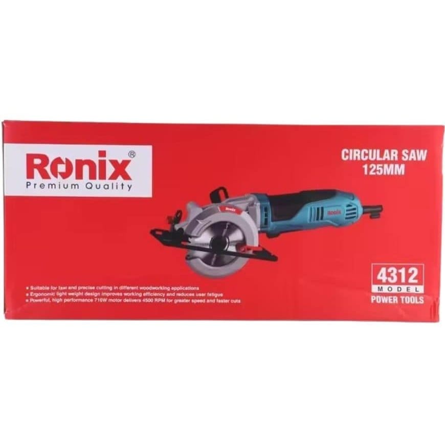 اره گرد مینی 125 میلیمتری 710 وات رونیکس مدل 4312