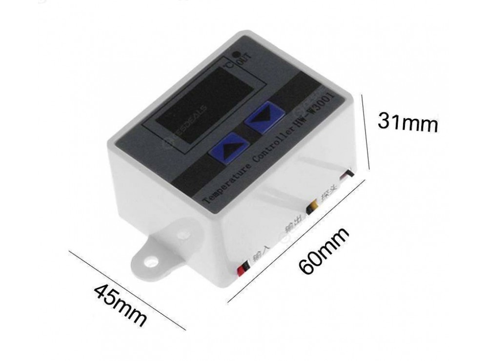 ترموستات 12VDC دیجیتال HW-W3001