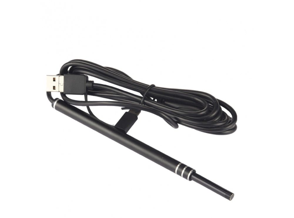 دوربین آندوسکوپی گوش 1.3 مگاپیکسل لنز 5.5mm کابل 2 متر ارتباط USB