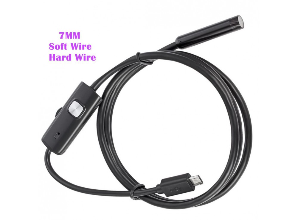 دوربین آندوسکوپی 1.3 مگاپیکسل لنز 8mm کابل 1 متر ارتباط USB