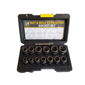 ست بکس حلزونی 14عددی مخصوص پیچ و مهره سرگرد و هرز شده فشارقوی بلکام BELKOM مدل PL14