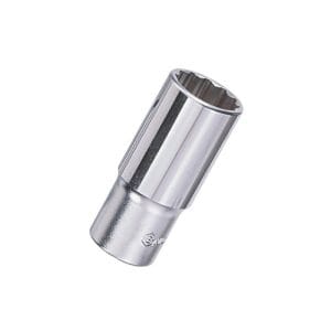 بکس بلند سایز 15 درایو 3/8 سفید 12پر جنیوس GENIUS مدل 336315