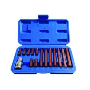 جعبه بیت 15 پارچه آلن شش گوش H جنس S2 فورتیکا FORTIKA مدل FA6615