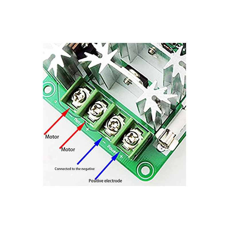 ماژول کنترلر دور موتور 15 آمپر PWM DC 15A