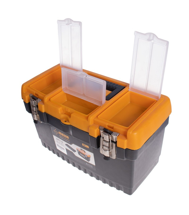 جعبه ابزار 16 اینچ قفل فلزی مهر پلاستیک مدل JMT-16