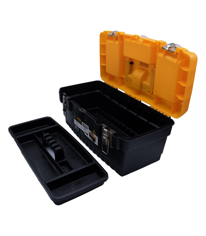 جعبه ابزار 16 اینچ قفل فلزی مهر پلاستیک MEHR مدل MT-16 جعبه ابزار 16 اینچ قفل فلزی مهر پلاستیک MEHR مدل MT-16