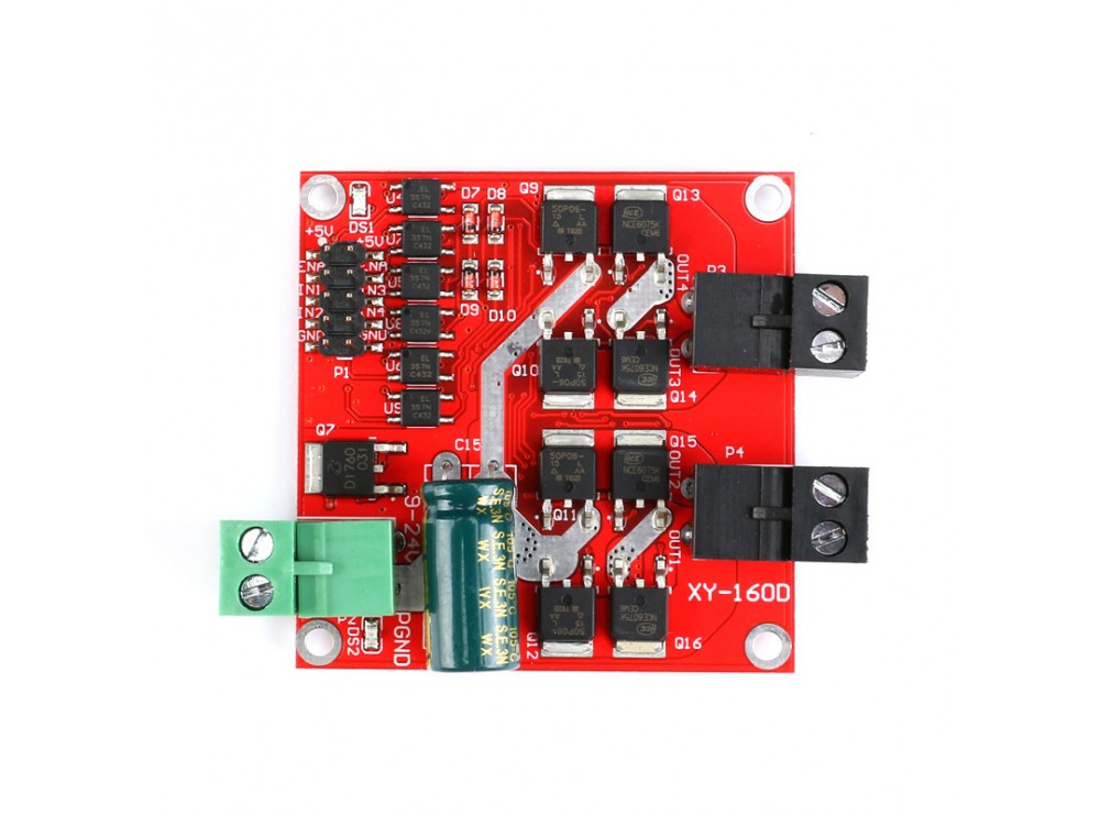 ماژول درایور موتور 160Wدو کاناله XY-160D ماژول درایور موتور 160Wدو کاناله XY-160D