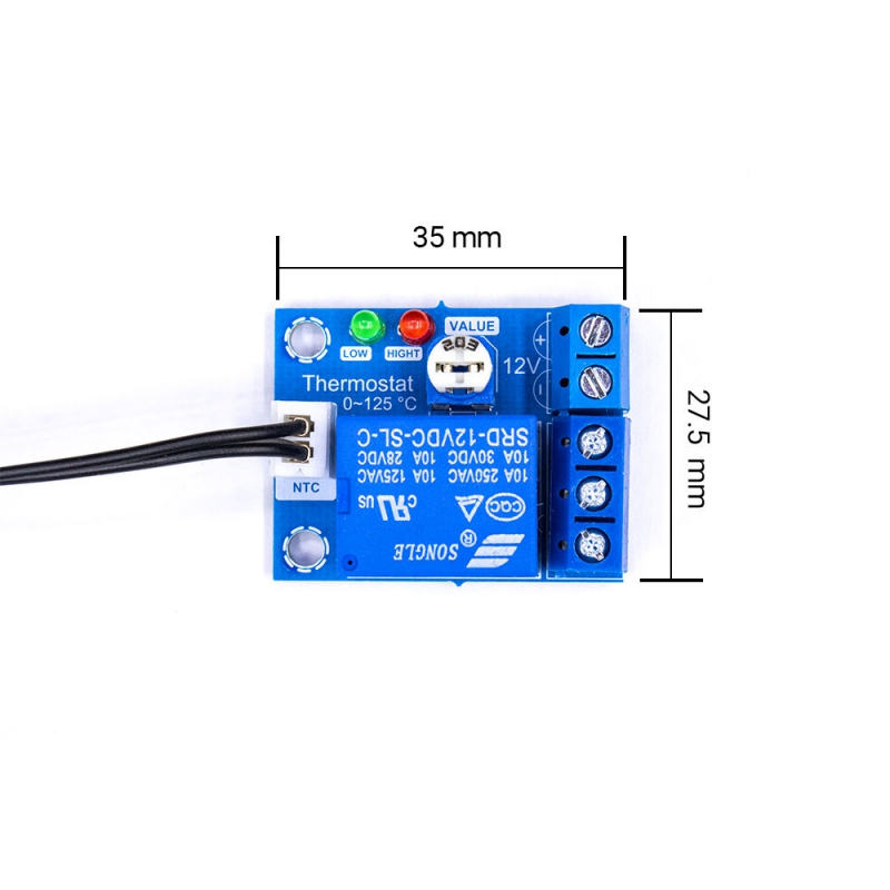 ماژول ترموستات با رله برند ایرانیک
