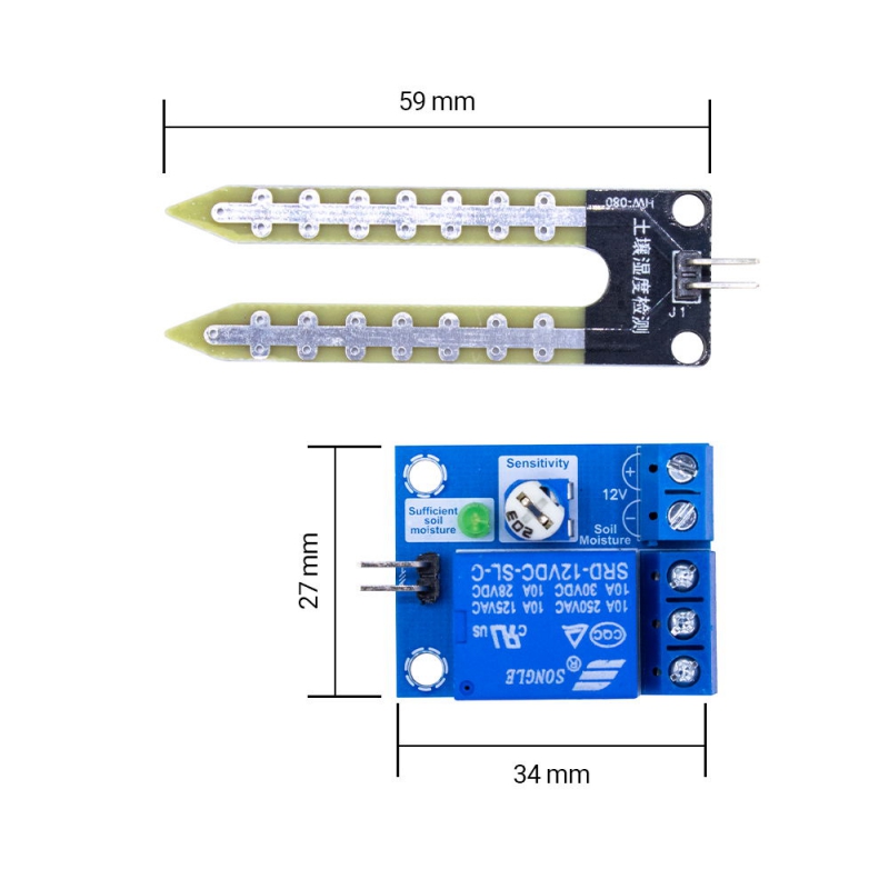 ماژول رطوبت سنج خاک با رله برند ایرانیک