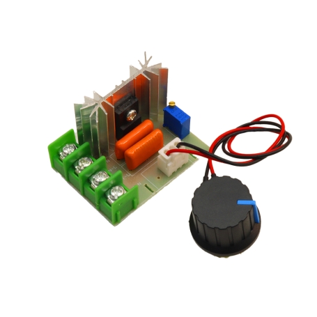 دیمر 2 کیلووات SCR - ولتاژ 220 ولت AC به همراه ولوم سیم دار دیمر 2 کیلووات SCR - ولتاژ 220 ولت AC به همراه ولوم سیم دار