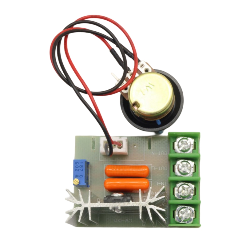 دیمر 2 کیلووات SCR - ولتاژ 220 ولت AC به همراه ولوم سیم دار دیمر 2 کیلووات SCR - ولتاژ 220 ولت AC به همراه ولوم سیم دار