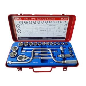 جعبه بکس 24پارچه سفید 6پر درایو1/2 جنیوس GENIUS مدل GS-424M4