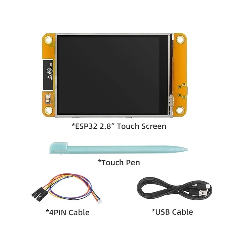 ماژول نمایشگر 2.8 اینچی لمسی مخصوص هوشمند سازی بر اساس ESP32