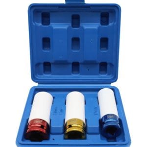 ست بکس بلند 3 عددی روکش پلاستیکی مخصوص رینگ اسپرت درایو 1/2 باس BOSS مدل BS3 جنس CR-MO