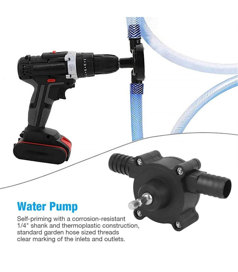 پمپ آب کار با دریل برقی و شارژی قابل حمل ورودی 3/4 اینچ MYSX-307