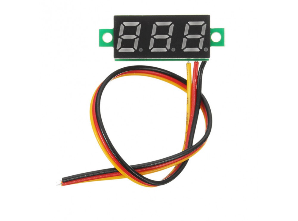 ماژول ولتمتر 3 دیجیت DC0-36V سایز 0.28 اینچ