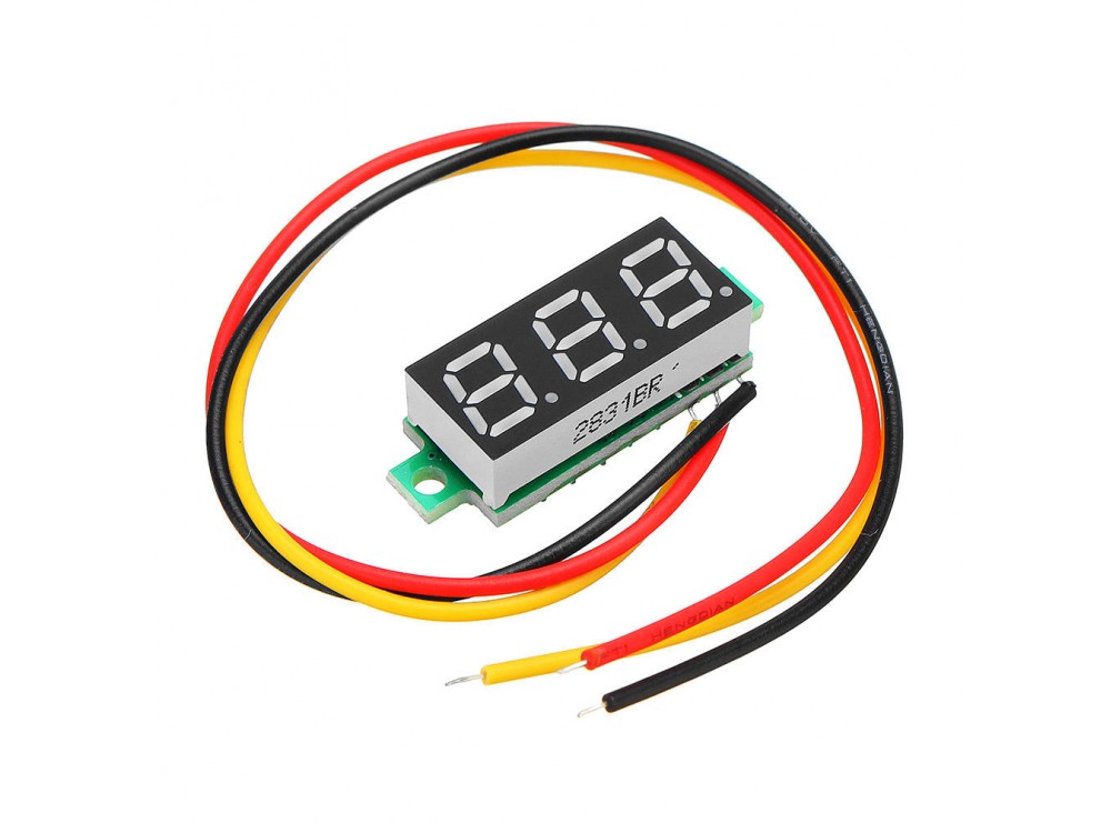 ماژول ولتمتر 3 دیجیت DC0-36V سایز 0.28 اینچ