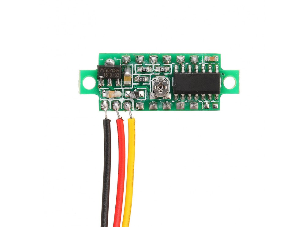 ماژول ولتمتر 3 دیجیت DC0-36V سایز 0.28 اینچ