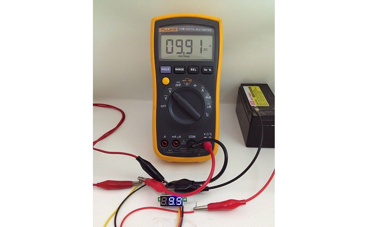 ماژول ولتمتر 3 دیجیت DC0-36V سایز 0.28 اینچ