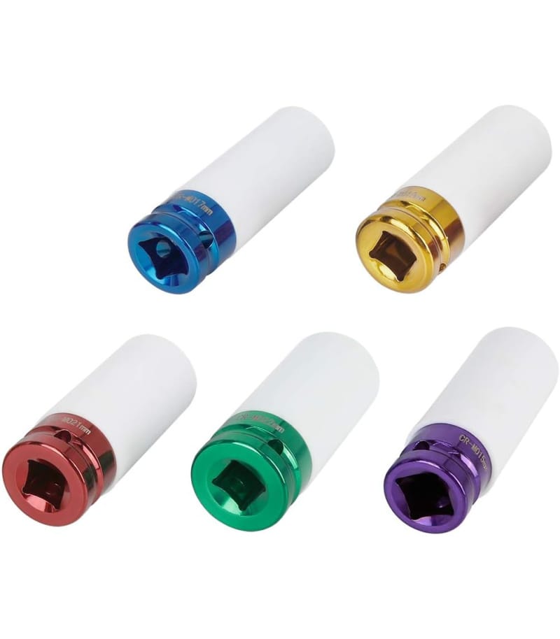 ست بکس بلند 5 عددی روکش پلاستیکی مخصوص رینگ اسپرت درایو 1/2 باس BOSS مدل BS5 جنس CR-MO