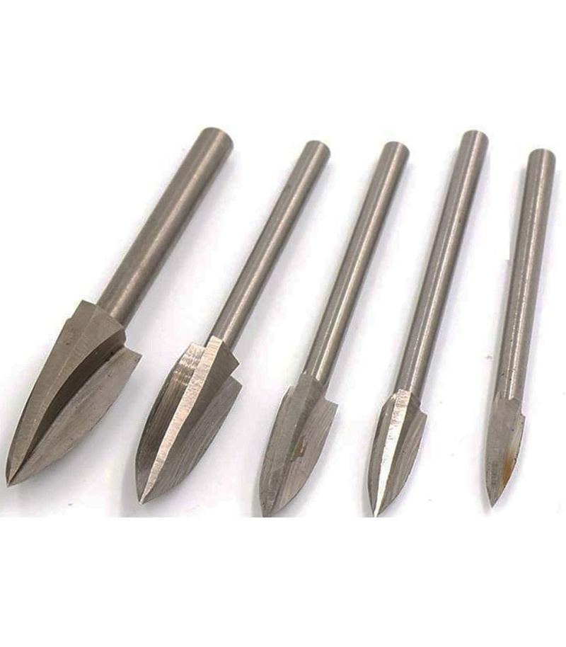 ست 5 عددی فرز فرم چوب ساب نیزه ای سه پر مینیاتوری ست 5 عددی فرز فرم چوب ساب نیزه ای سه پر مینیاتوری