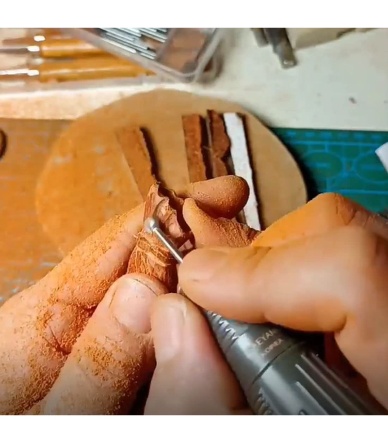 ست 5 عددی فرز چوب ساب کروی (گرد) با دنباله سایز 3