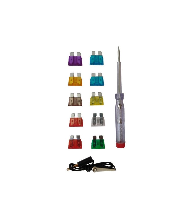 تست لامپ و فیوز خودرو 6 الی 24 ولت فازمتری اسکای SKY مدل ST-4603 به همراه فیوز یدک تست لامپ و فیوز خودرو 6 الی 24 ولت فازمتری اسکای SKY مدل ST-4603 به همراه فیوز یدک