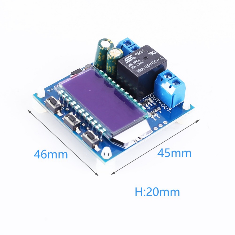 ماژول کنترل شارژ باتری دیجیتال 6 الی 60 ولت مدل XY-CD60L