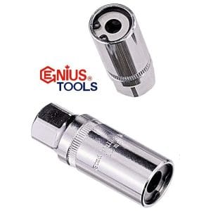 بکس رزوه گیر سایز 6mm درایو 1/2 جنیوس GENIUS مدل 426306 مخصوص پیچ دو سر رزوه