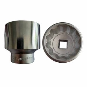 بکس کوتاه اینچی 7/8-1 اینچ (معادل و حک شده 48mm )12پر درایو 3/4 جنیوس GENIUS مدل 675260
