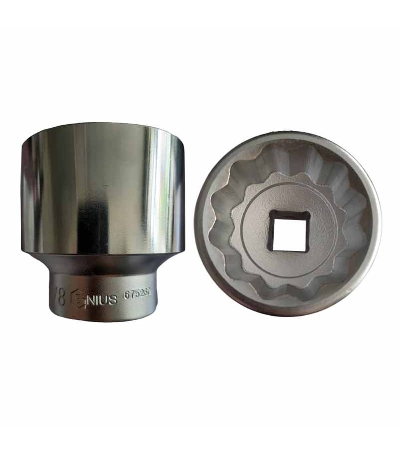 بکس کوتاه اینچی 7/8-1 اینچ (معادل و حک شده 48mm )12پر درایو 3/4 جنیوس GENIUS مدل 675260 بکس کوتاه اینچی 7/8-1 اینچ (معادل و حک شده 48mm )12پر درایو 3/4 جنیوس GENIUS مدل 675260
