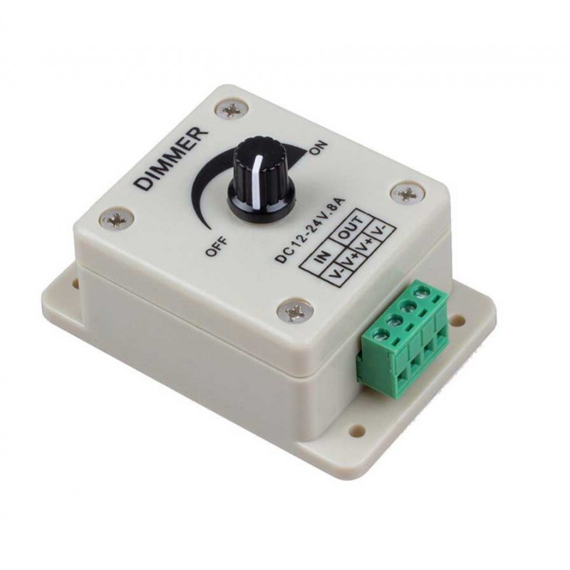دیمر 8 آمپر 12-24 ولت DC دیمر 8 آمپر 12-24 ولت DC