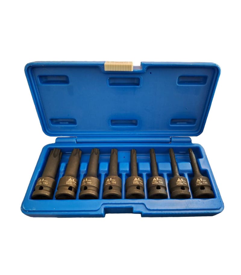 جعبه آلن بکسی 8 عددی ستاره ای T درایو 1/2 فشارقوی ای وان A1 مدل A9088 تایوان جعبه آلن بکسی 8 عددی ستاره ای T درایو 1/2 فشارقوی ای وان A1 مدل A9088 تایوان