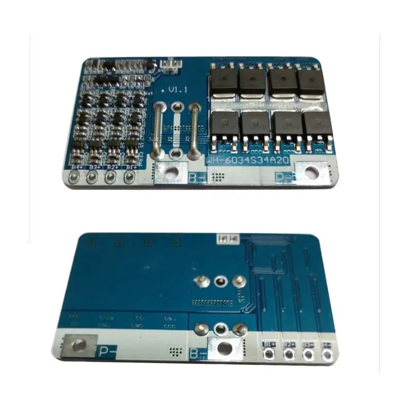 ماژول شارژ و دشارژ BMS باتری لیتیومی 4 سل 20 آمپر