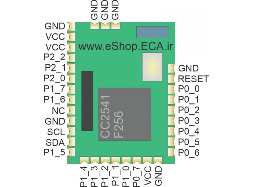 ماژول بلوتوث زیگبی CC2541 F256 ماژول بلوتوث زیگبی CC2541 F256