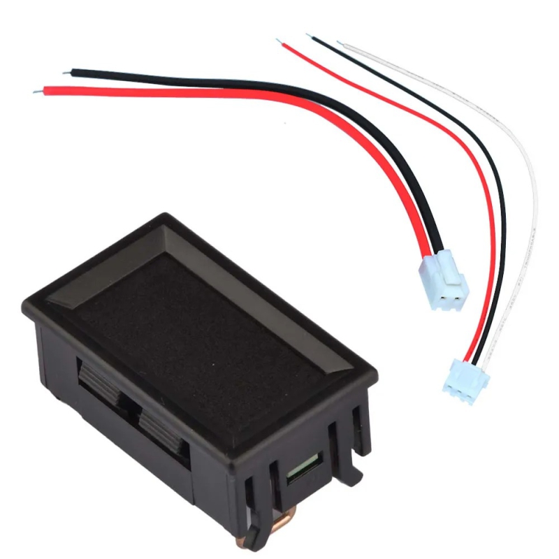 ولتمتر و آمپرمتر روپنلی دو رنگ قرمز و آبی مدل CX0143A