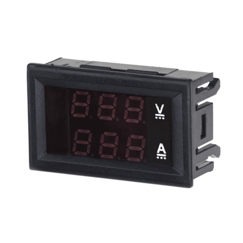 ولتمتر و آمپرمتر DC روپنلی 10 آمپر 0v-100v قرمز