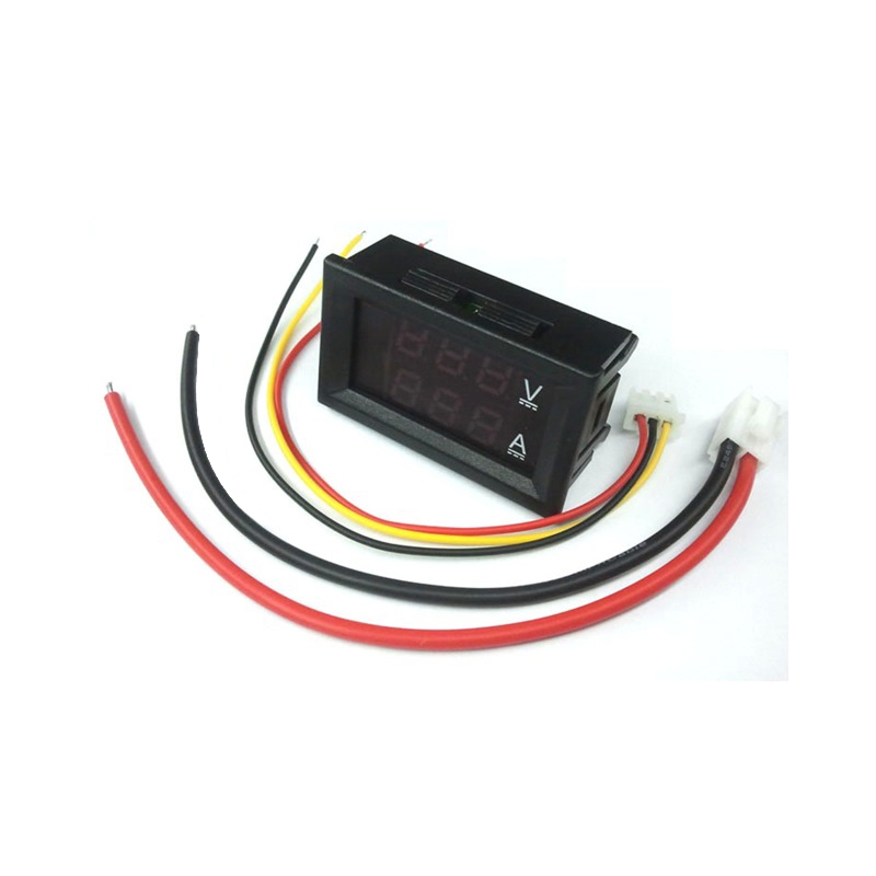 ولتمتر و آمپرمتر DC روپنلی 10 آمپر 0v-100v قرمز