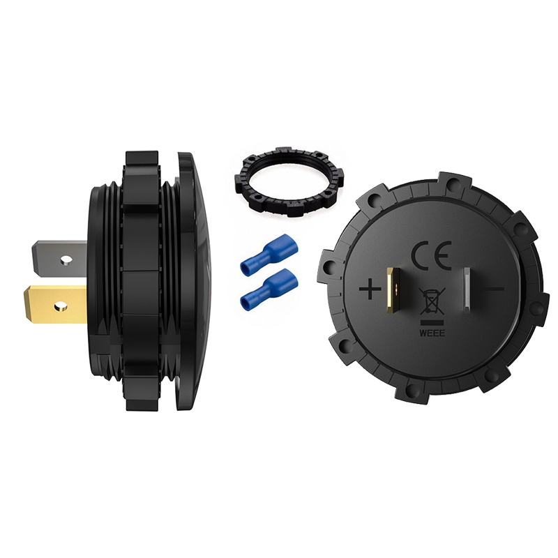 ولتمتر خودرویی روپنلی DC آبی گرد