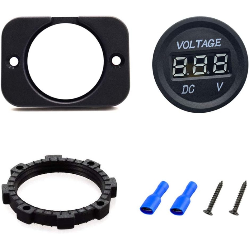 ولت متر خودرویی روپنلی DC پیچ خور قرمز ولت متر خودرویی روپنلی DC پیچ خور قرمز