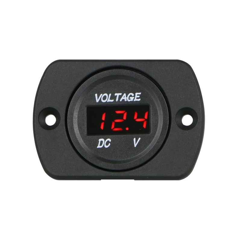 ولت متر خودرویی روپنلی DC پیچ خور قرمز ولت متر خودرویی روپنلی DC پیچ خور قرمز