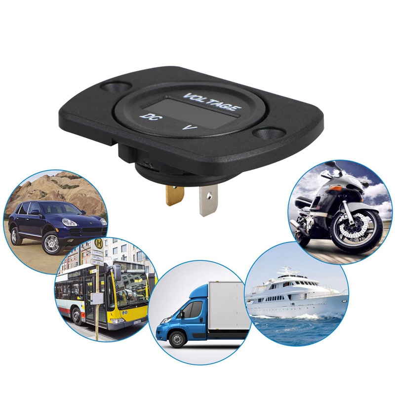 ولت متر خودرویی روپنلی DC پیچ خور قرمز ولت متر خودرویی روپنلی DC پیچ خور قرمز